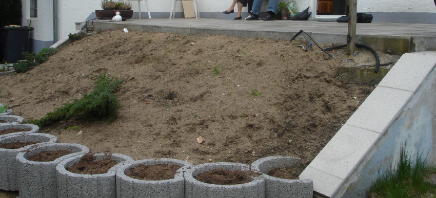 Terrassenboeschung